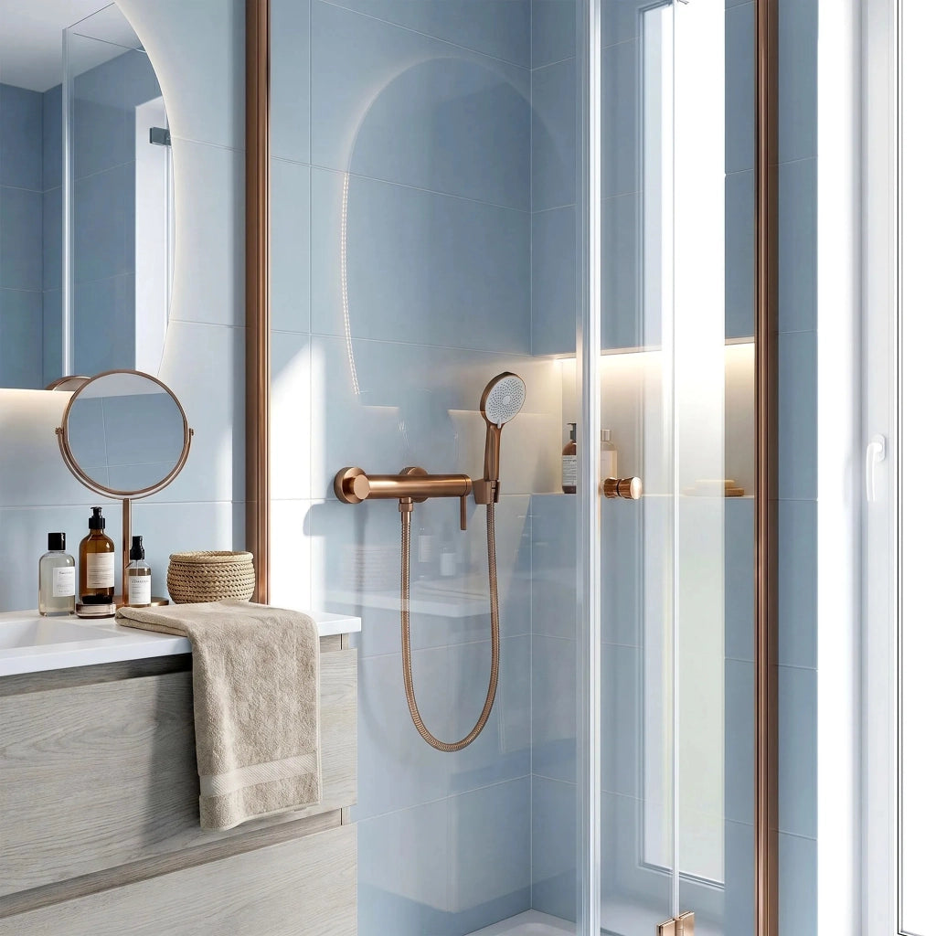 Rubinetto Doccia Rea Rivo Brush Copper