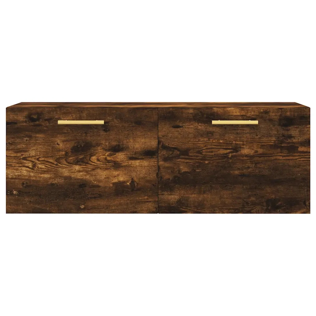 Armadietto a Muro | Mobile a Parete Rovere Fumo 100x36,5x35 cm in Legno Multistrato