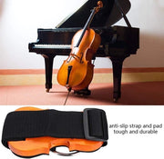 Accessori per cello - Stopper per estremità - Riem antiscivolo - Supporto in legno - Progettazione duratura - Accessori per cello professionali - Sicuri e stabili