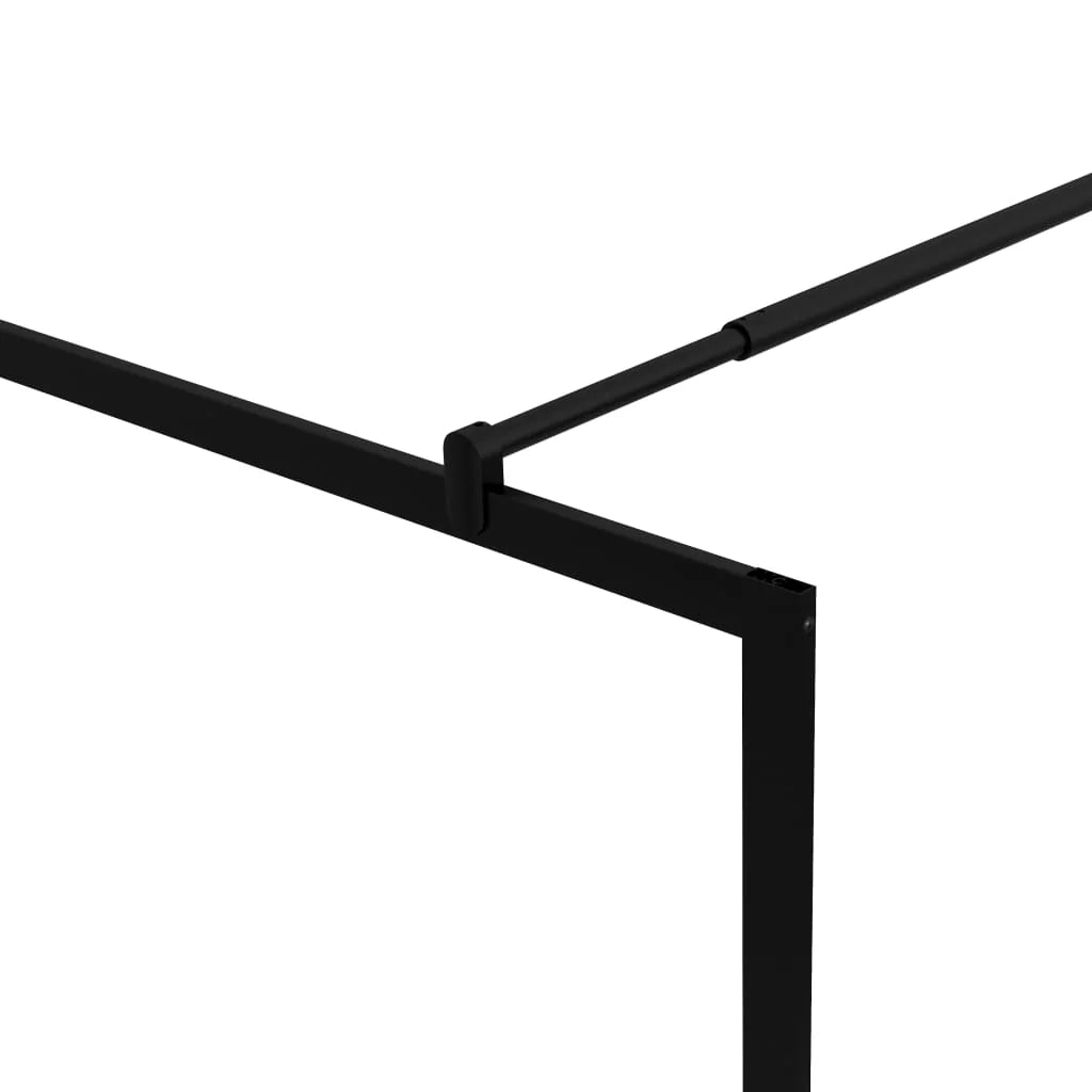 Box doccia walk-in parete doccia parete box doccia bagno interni casa vetro temperato 100 x 195 cm nero 02_0002138