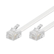 Trade Shop - Cavo Telefonico Adsl Rj11 Collegamento Telefonico Modem 20mbps 1.8 Mt Rj11-1.8m -