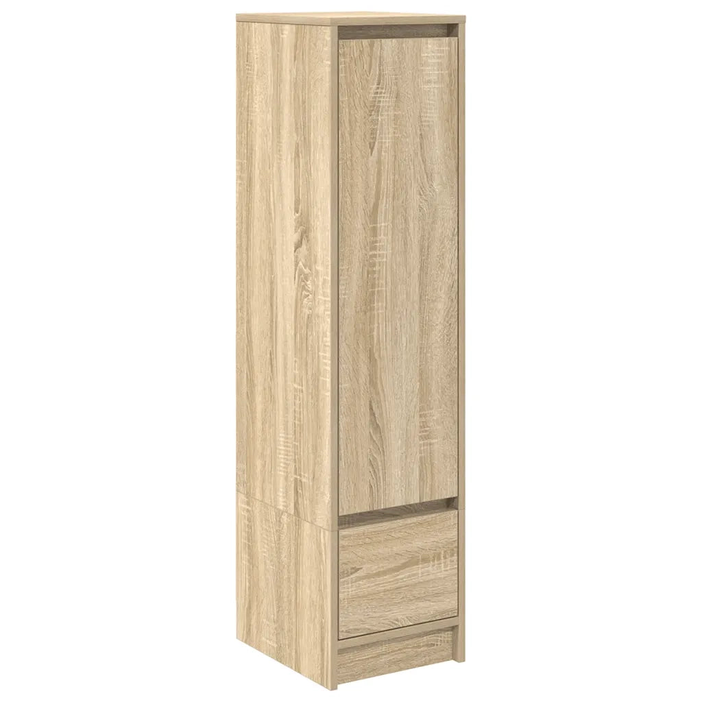 Credenza-Buffet-Armadio da cucina Rovere Sonoma 29,5x34x119,5 cm in Legno Multistrato