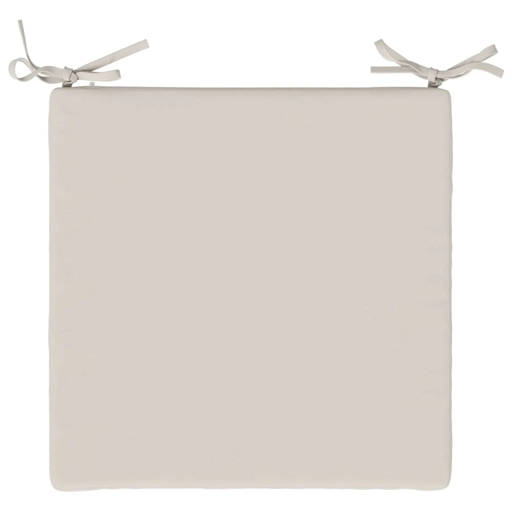 Cuscini per Sedia in 4 Pezzi SOEST 4 pz 100% Poliestere Bianco 944414