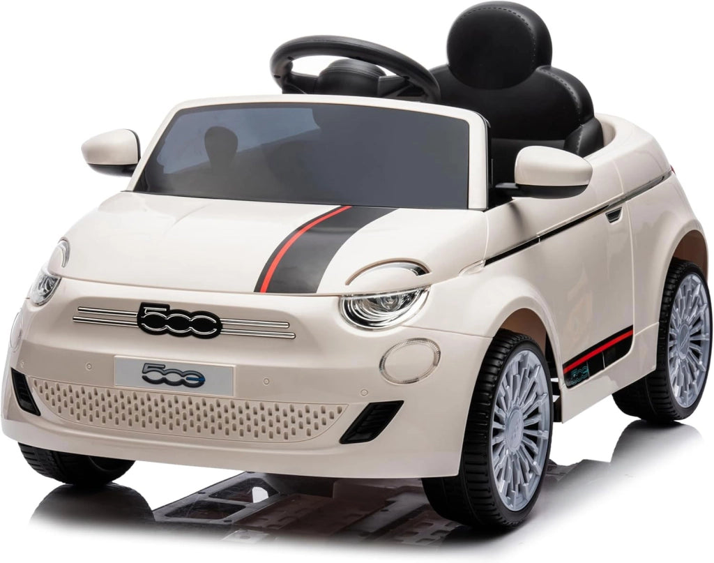 Macchina Elettrica per Bambini Licenza Ufficiale Fiat 500 Small 10,8V 3,1Ah Bianco