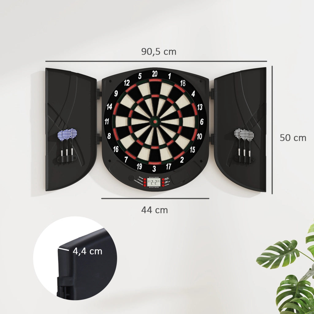 Gioco Freccette Elettronico ¨C Minimal ¨C 44x4.4x50 cm Nero