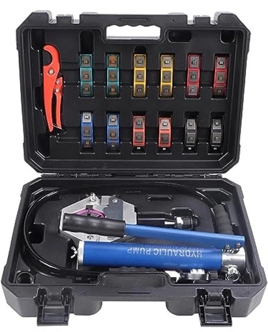 Strumento per la compressione a mano - 7 pezzi - Lega di alluminio - Raffreddamento ad aria - Compressione efficiente - Kit di compressione