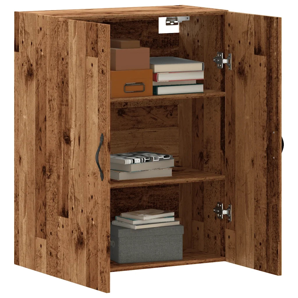 Armadietto a Muro | Mobile a Parete Legno Antico 69,5x34x90 cm in Truciolato