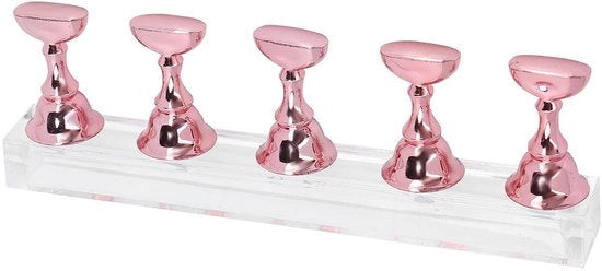 Sostegno per unghie Duraturo - Display per unghie - Pratica - Visibile - Adatto per uso domestico - Base magnetica - Comodo e stabile - Sostegno per unghie