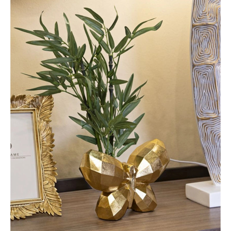 Vaso Butterfly Gold cm 22,5x8x15
