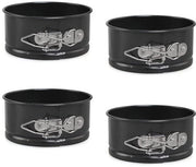 Mini forme per torta - acciaio inossidabile - set da 4 - 10 cm