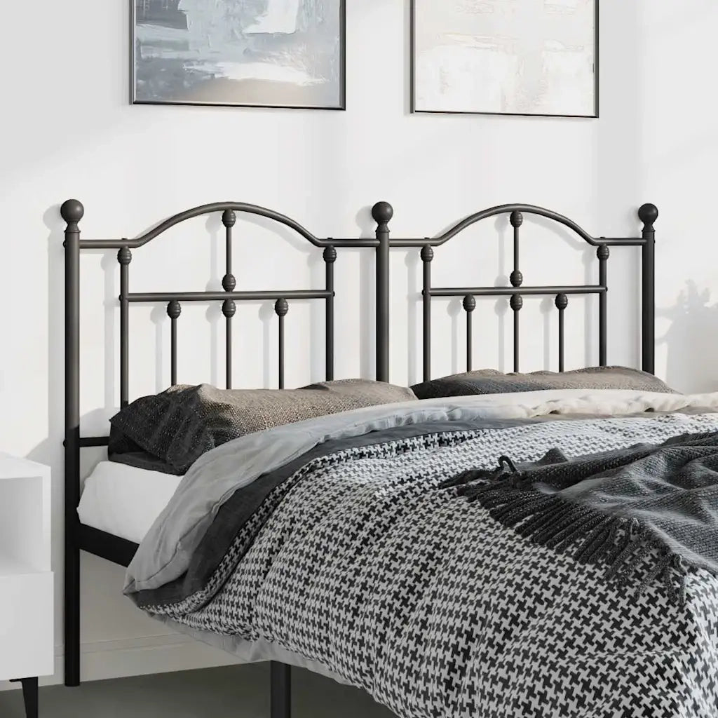 Testiera di Ricambio in Metallo Nero 150 cm 353473