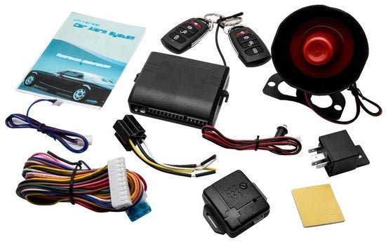Sistema di sicurezza anti-furto per autovetture 12V - Allarme di sicurezza con clacson - Formato compatto - Altoparlante integrato - Adatto a tutti i tipi di veicoli - Codice prodotto: [codice prodotto] - Modello: [modello]