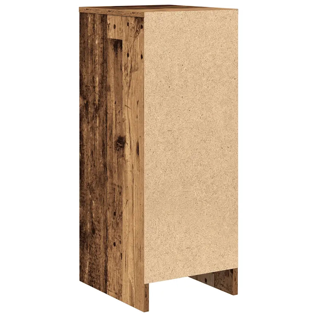 Credenza | Madia | Buffet da pranzo | Armadio da pranzo Legno Antico 29,5x34x76 cm in Legno Multistrato