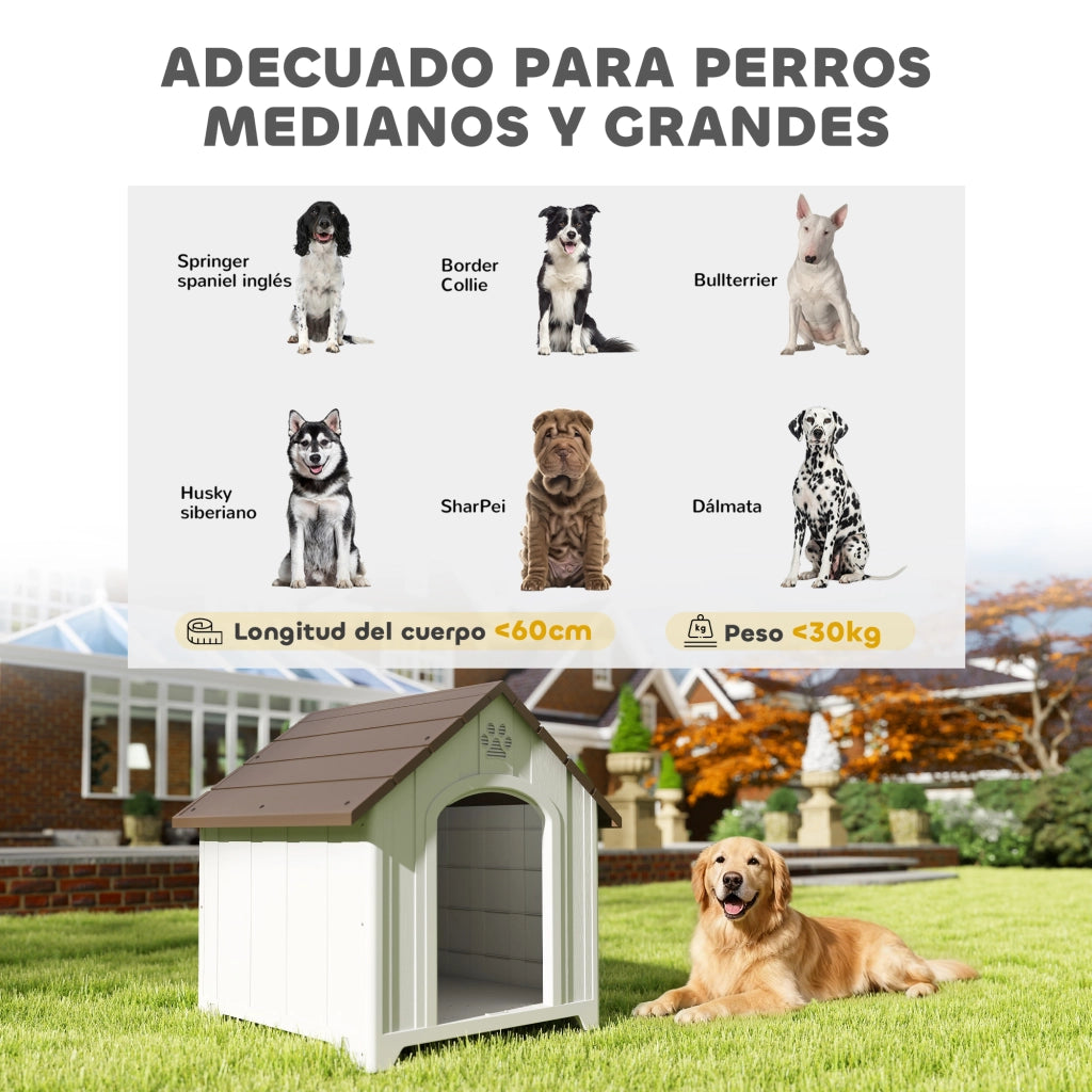Cuccia per Cani Esterno Casa per Cani Grandi ¨C Minimal ¨C Marrone Scuro