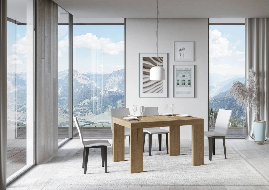 Tavolo allungabile 90x130/390 cm Roxel Quercia Natura