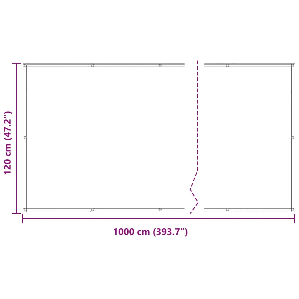 Schermo da balcone Borgogna 120 x 1000 cm 42030923