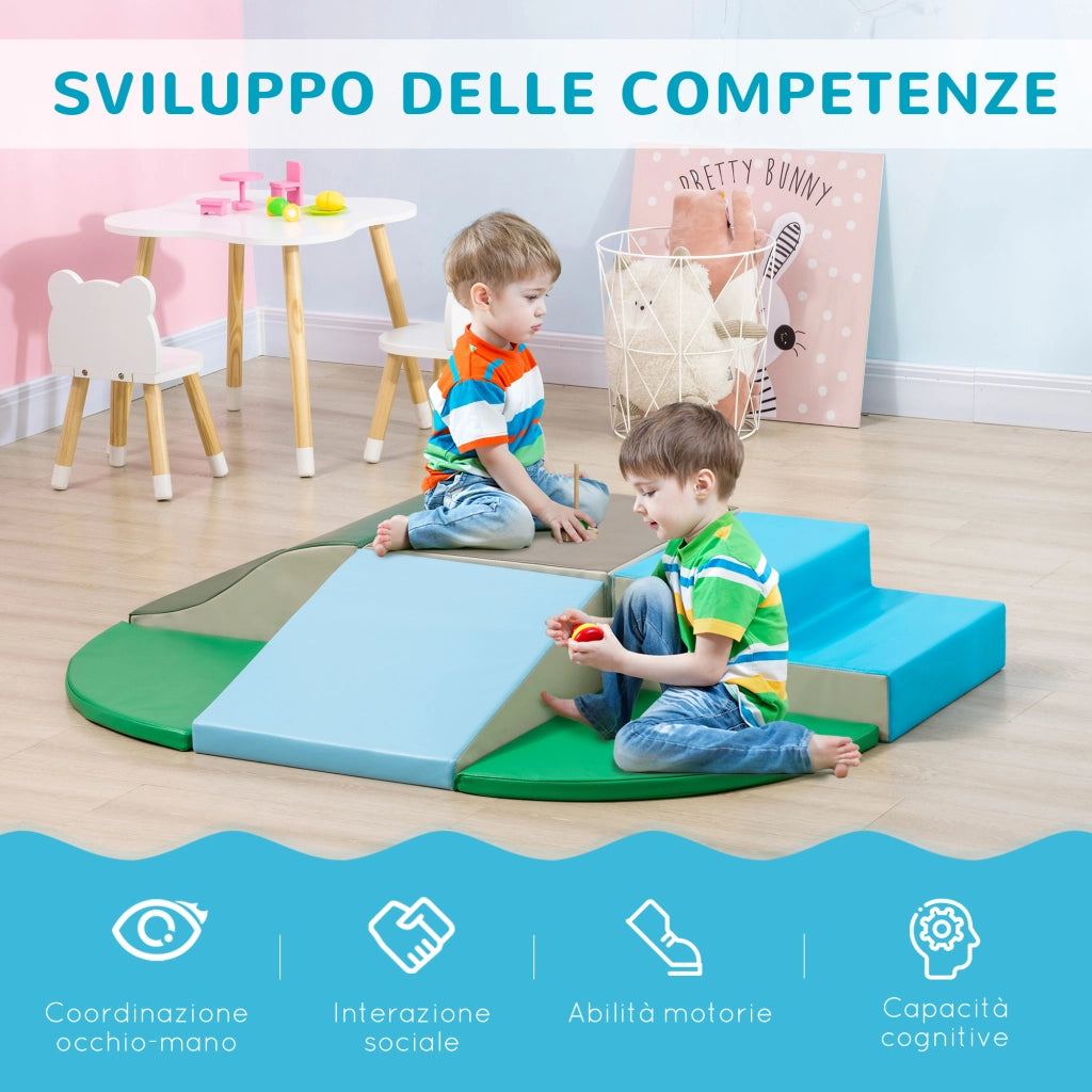Set costruzioni morbide per bambini ¨C Minimal ¨C 6 pezzi multicolore