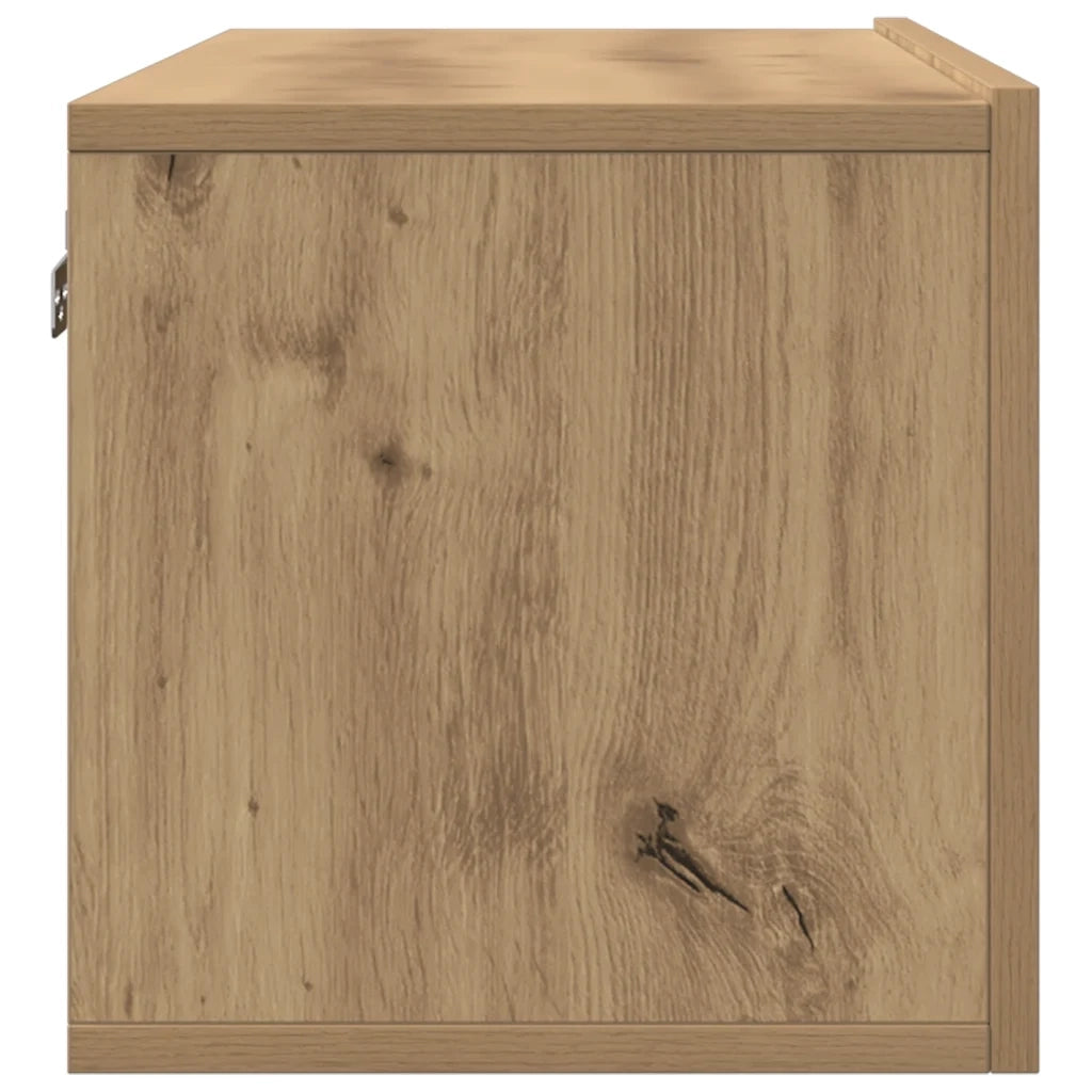 Mobili TV a Parete 2pz Rovere Artigianale 100x30x30 cm 857018