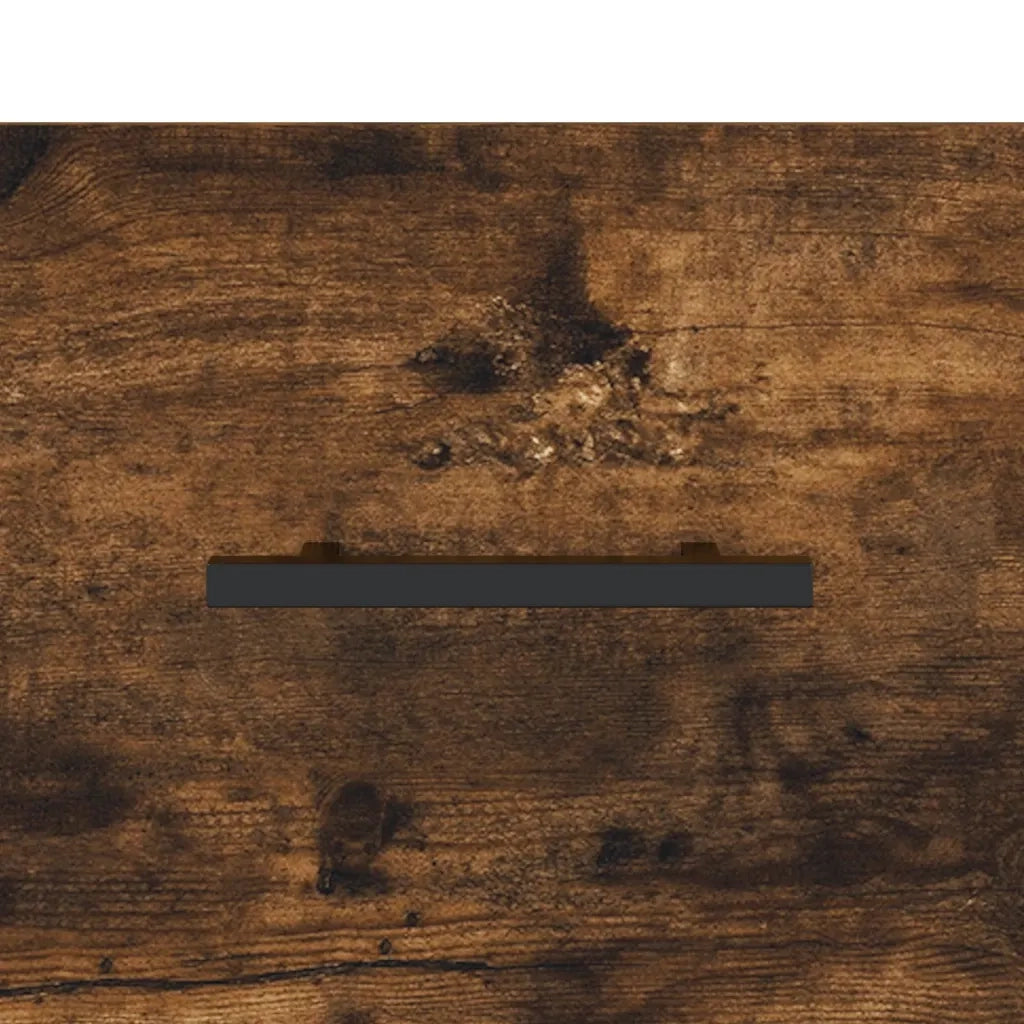 Comodino | Armadio da Notte | Mobiletto da notte Rovere Fumo 40x35x47,5 cm in Legno Multistrato