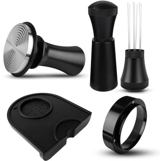 Set di tampone per caffè - 51 mm - Accessori per Espresso - Acciaio inossidabile e Alluminio