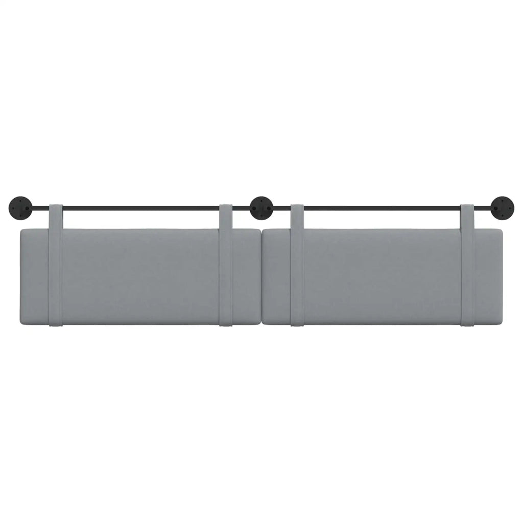 Testiera sospesa Grigio chiaro Tessuto 42031526