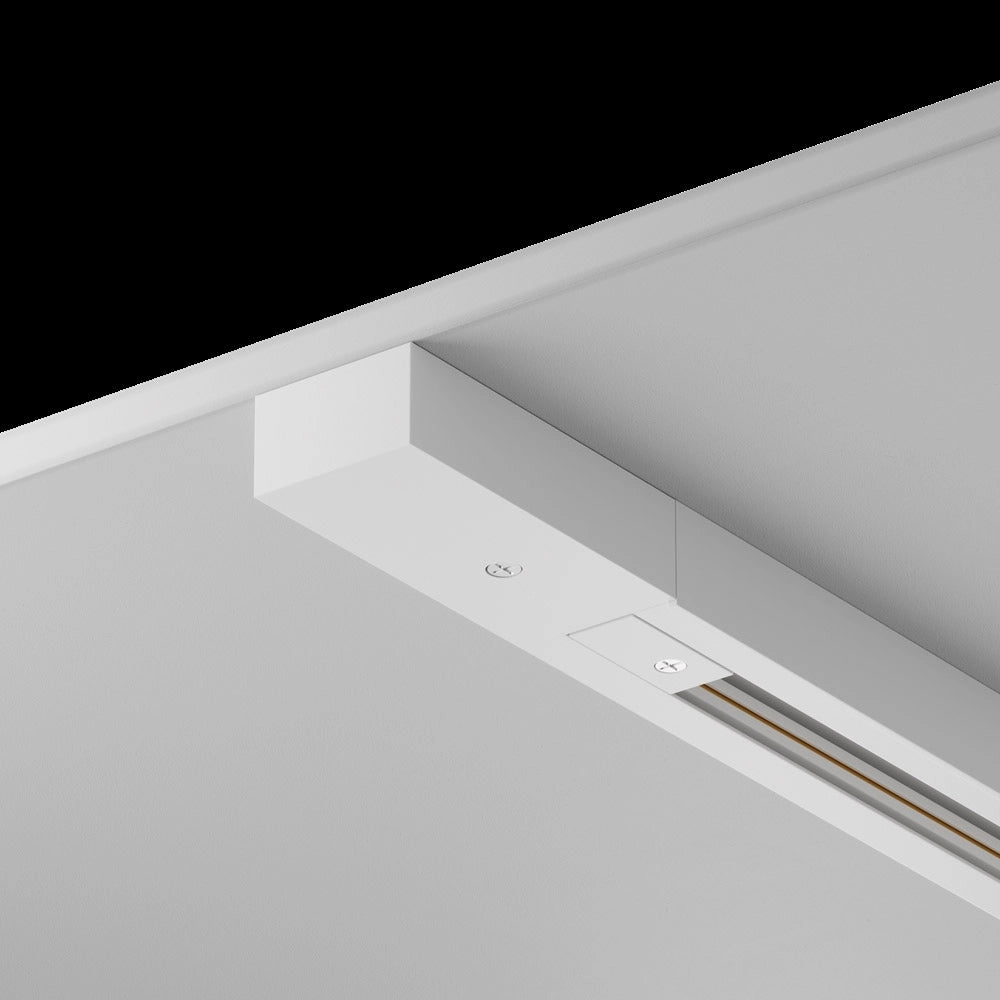 Binario Busbar Trunkings Unity In Alluminio Bianco 1 Metro