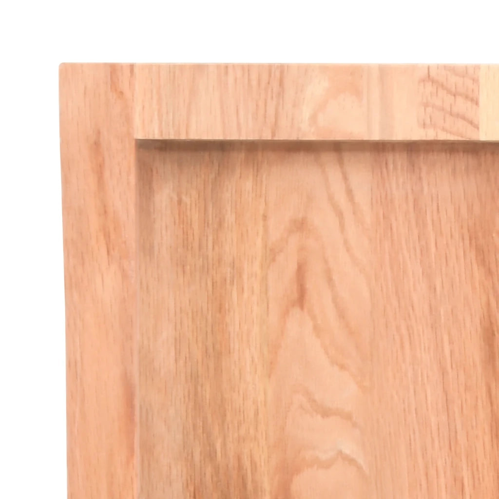 Piano Bagno Marrone 120x60x(2-6) cm Legno Massello Trattato 3156144