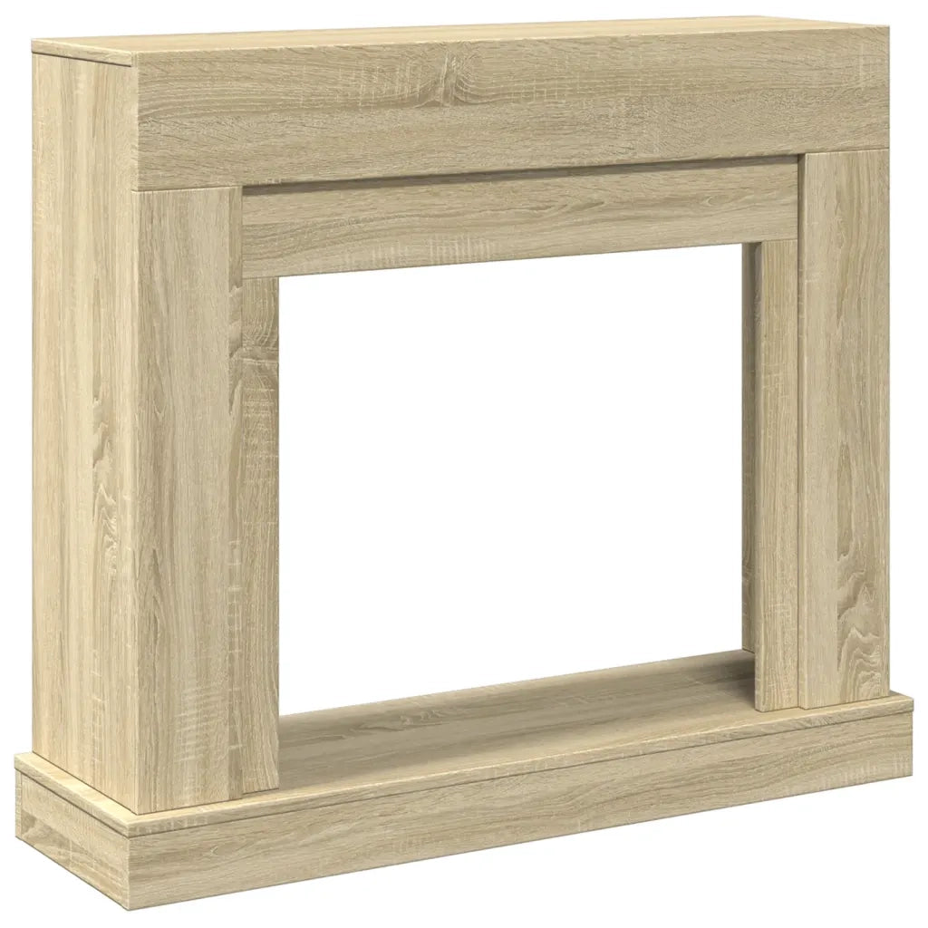 Cornice per Camino Rovere Sonoma 100x30x87,5 cm in Truciolato CFW4104627