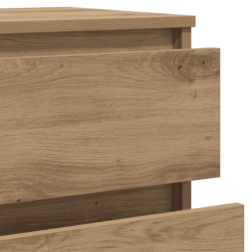 Cassettiera Rovere Artigianale 60x36x103cm in Legno Multistrato CFW2571837
