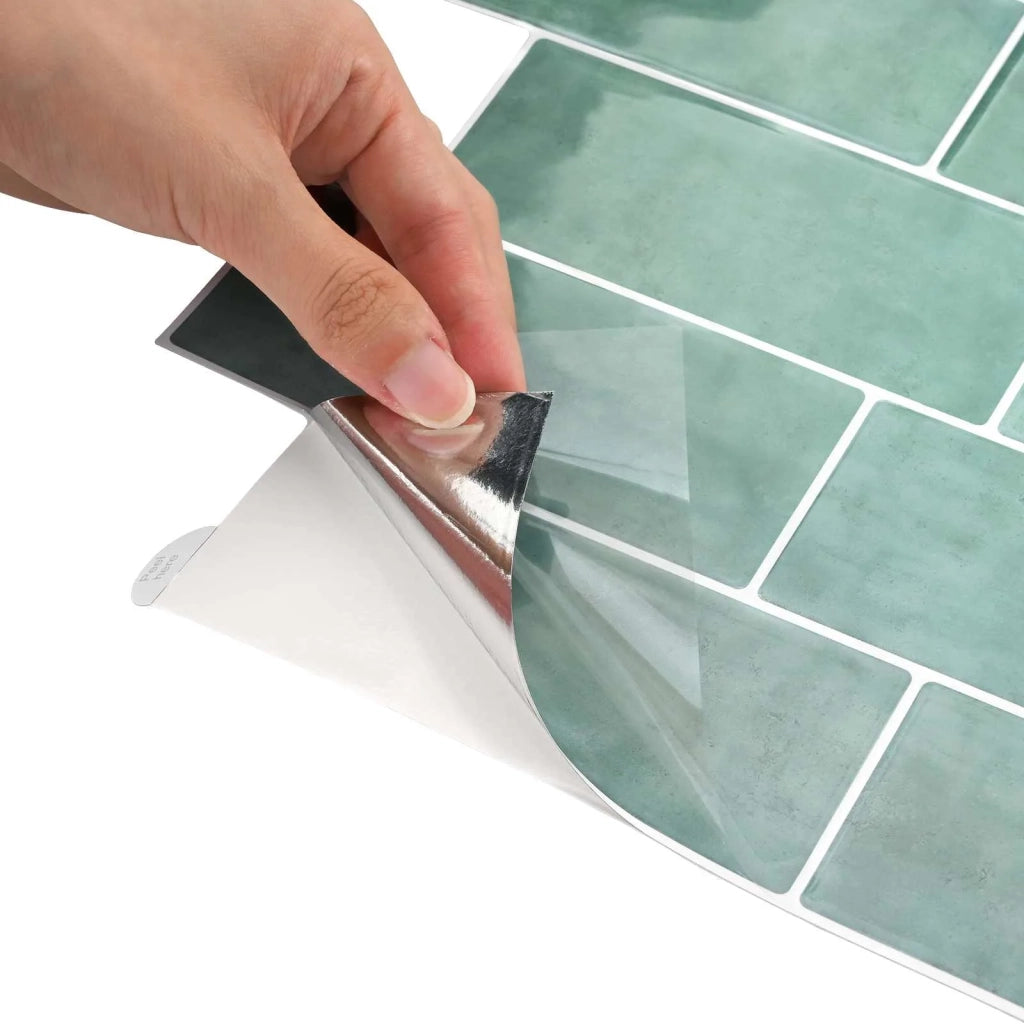 Piastrella subway 10 pcs Grigio Verde 29 x 21 cm 42046150