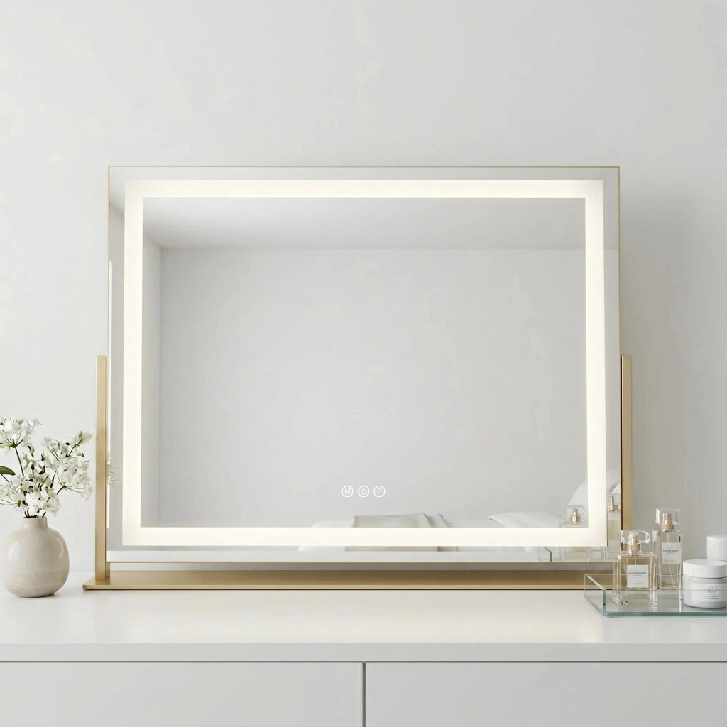 Specchio Led Studio L.gold 58x45