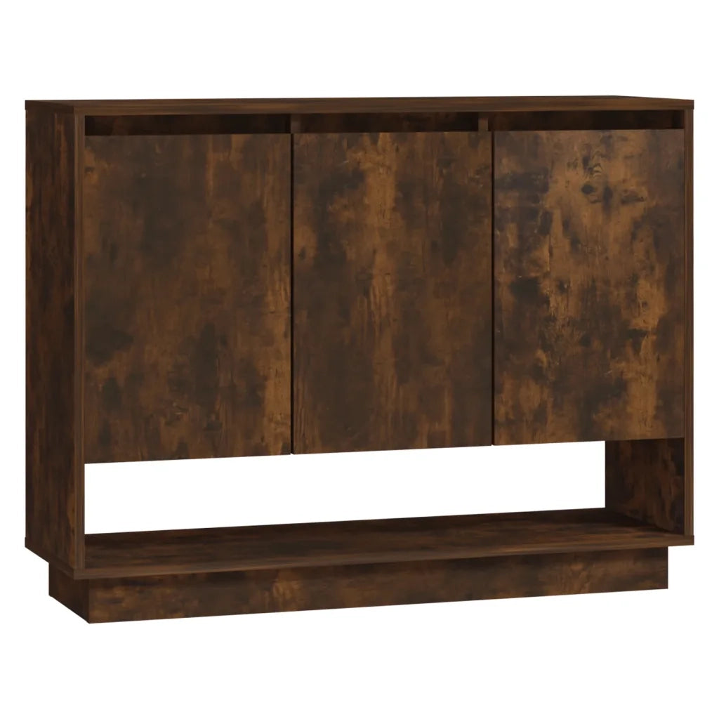 Credenza-Buffet-Armadio da cucina Rovere Fumo 97x31x75 cm in Truciolato