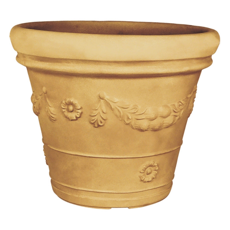 Vaso decorativo classico tradizionale Ø75 H59 in polimero resistente impruneta per piante per giardini e terrazze - Made in Italy - Monacis