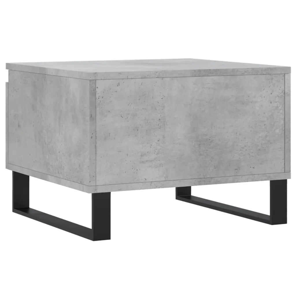 Tavolini Salotto 2pz Grigio Cemento 50x46x35 Legno Multistrato 830885