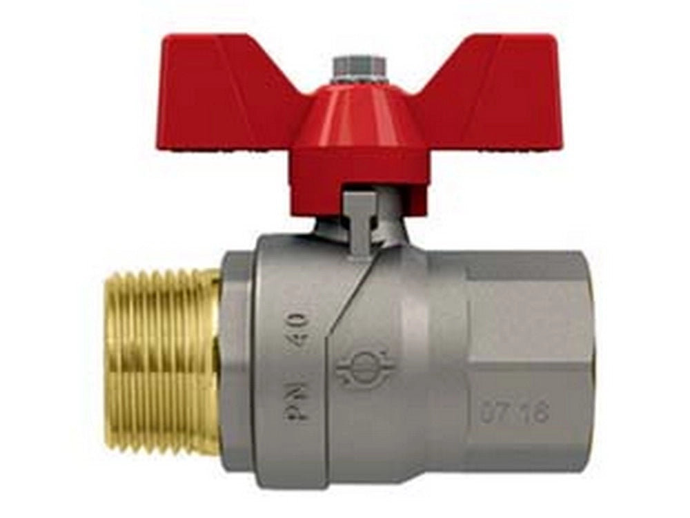 1pz valvola sfera m/f maniglia farfalla "evolution" mf 1" pressione cod:ferx.fer304894