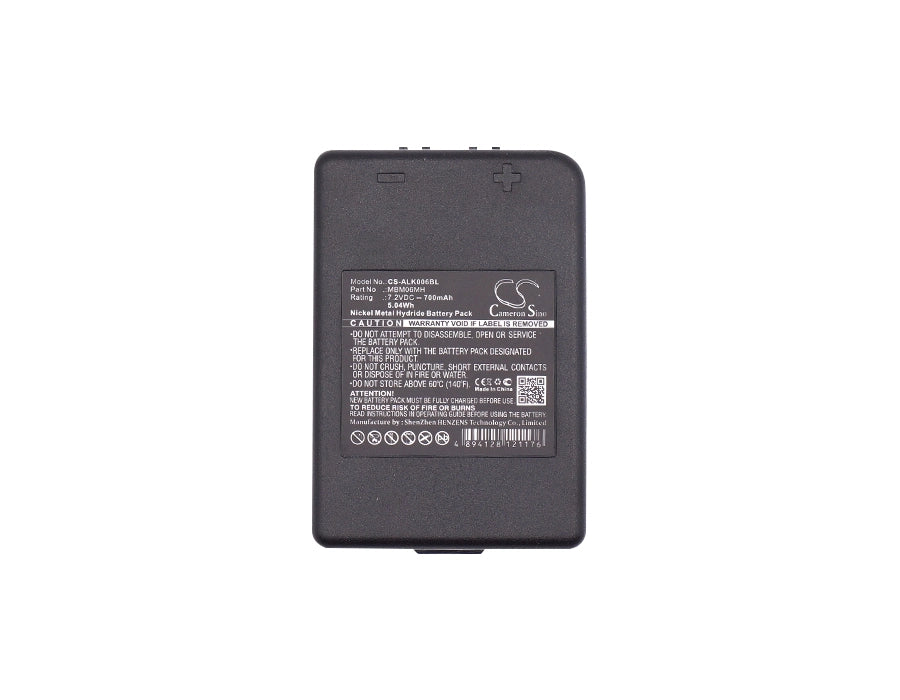 BATTERIA COMPATIBILE AUTEC ALK006BL NiMH 7,2V 700 mAh
