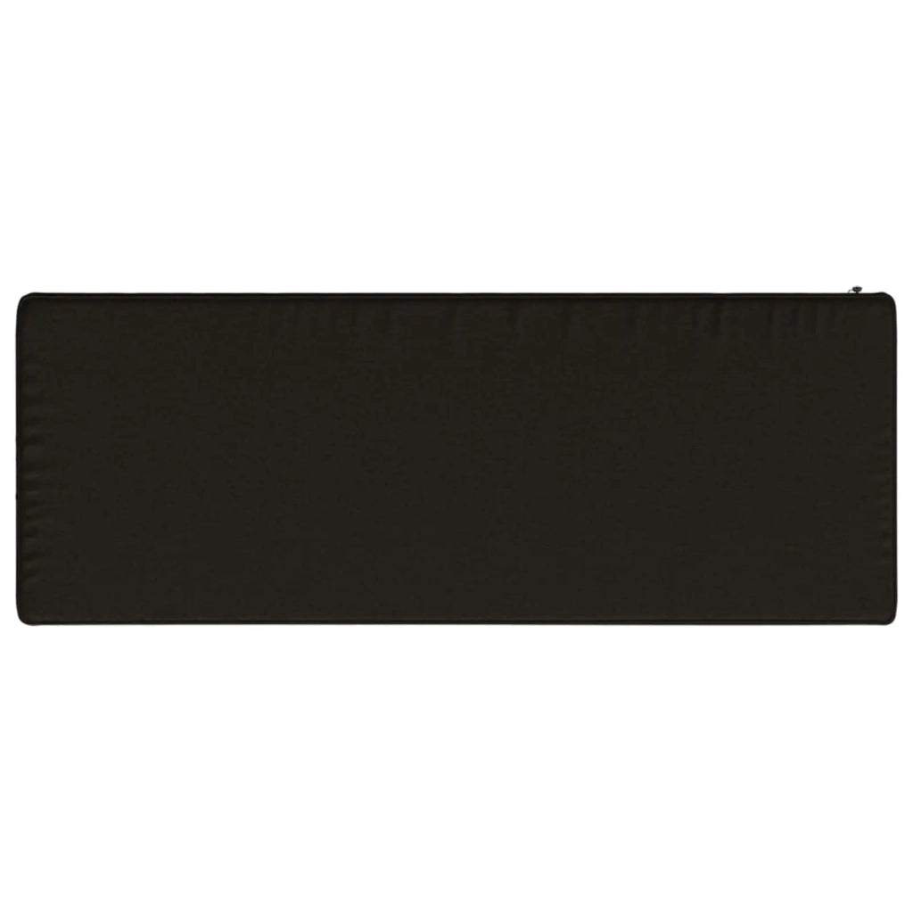 Cuscini per Panchina a 2 Pezzi VUGHT 2 pcs 100% Poliestere Nero 950429