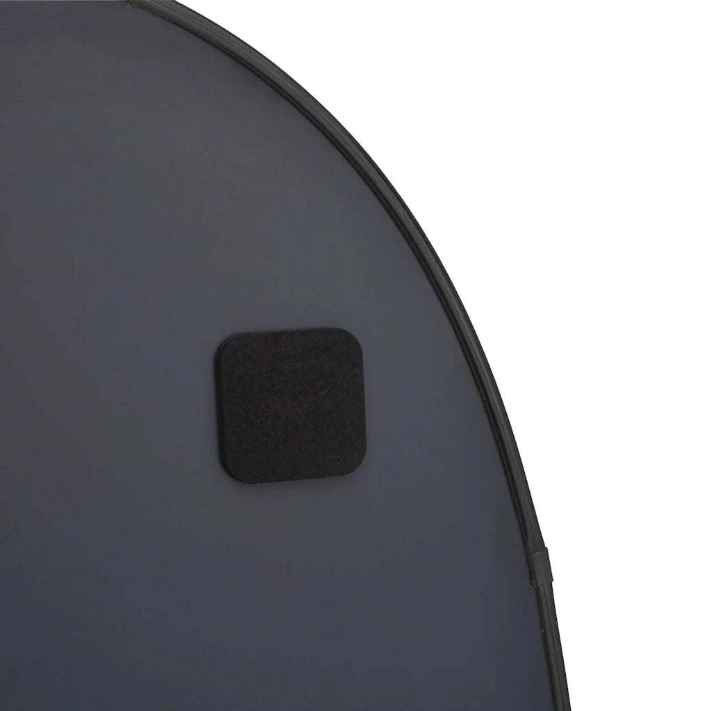 Specchio da Parete Nero 80x50 cm 348226