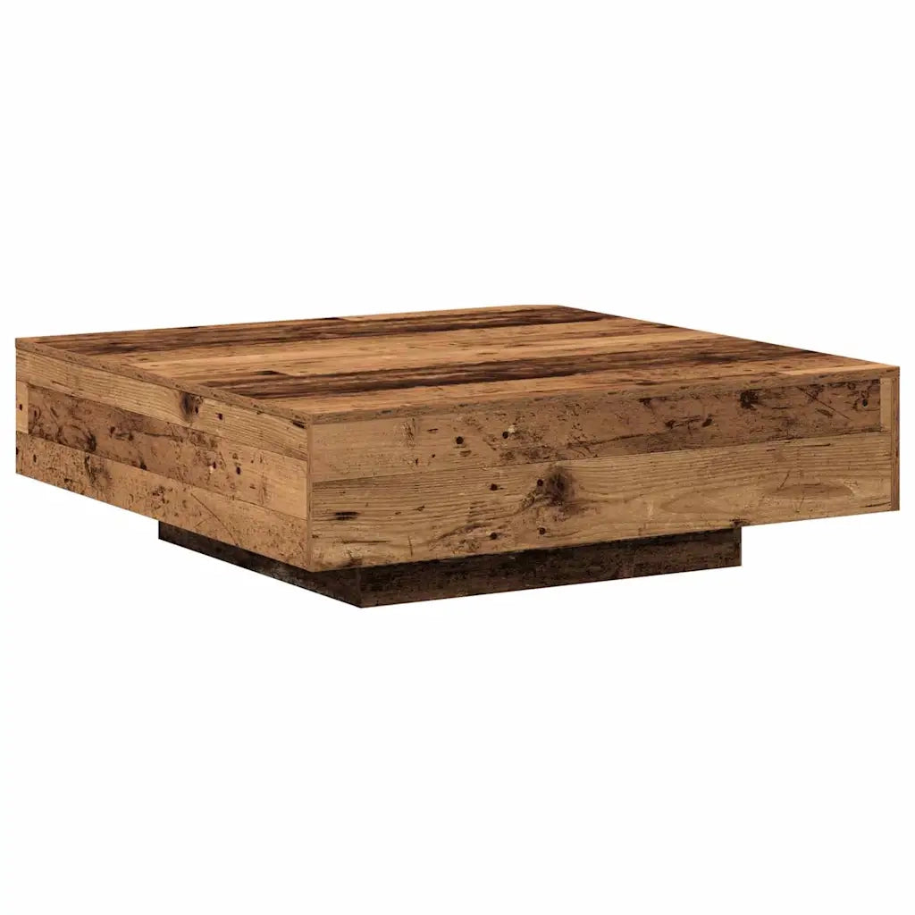 Tavolino da Salotto-Tavolino da soggiorno-Tavolo Legno vecchio 100 x 100 x 31 cm 443920