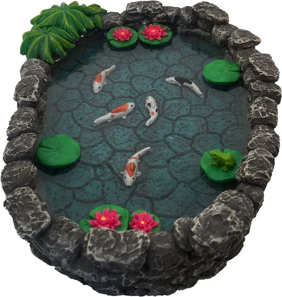 Vaso per Acquario - Acquario Preformato - Vaschette per Acquario - Acquario - Miniatura - 15,2L x 10,2P x 2,5A cm