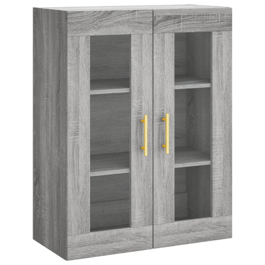 Credenza | Madia | Buffet da pranzo | Armadio da pranzo Grigio Sonoma 69,5x34x180 cm in Legno Multistrato