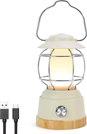Lampada da Campeggio USB C Ricaricabile - Lampada Esterna Senza Trappola Dimmerabile - Lampada da Tavolo 20-800LM