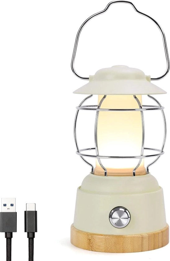 Lampada da Campeggio USB C Ricaricabile - Lampada Esterna Senza Trappola Dimmerabile - Lampada da Tavolo 20-800LM