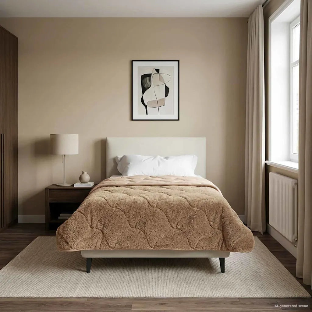 Duvet Estivo Talpa 135 x 200 cm Microfibra e Fleece Teddy 42026205