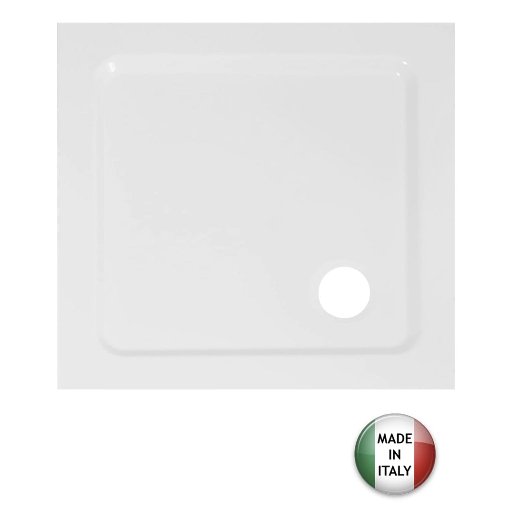 PIATTO DOCCIA TECNOPOLIMERO MR FLAT QUADRO (TIPO ACRILICO)- cm 80x80 H.3- DH- pezzi 1