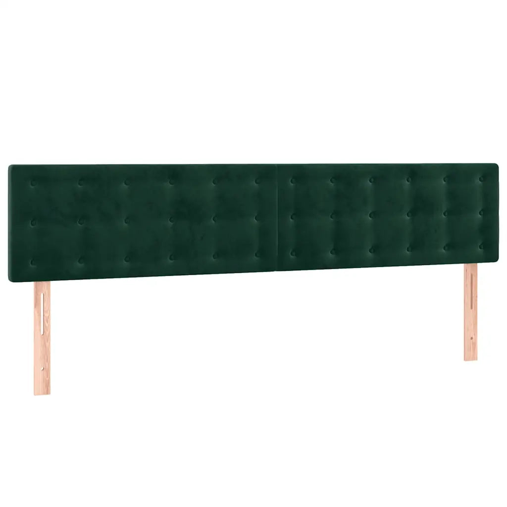 Letto matrimoniale | Letto per adulti | Giroletto senza Materasso Verde Scuro 120x190 cm Velluto