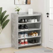 Mobile per scarpe Grigio Cemento 73,5 x 36 x 92 cm 8011318