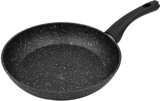 Pentola in Alluminio - Resistente al Cuoio di Sedano - Antiscivolo - Nero - 24 cm - Alluminio - Ideale per varie preparazioni - Adatto per gas, induzione...