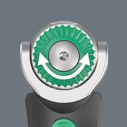 Wera 05004281001 Zyklop Pocket Set 2 Cricchetto Compatto con Alloggiamento Inserti Integrato 72 Denti Angolo di Richiamo 5° 12 Inserti 1-4'' e Bussole 3-8'' Prolunga Porta-Inserti 75 mm Supporto Tessile per Cintura Sistema Wera 2go colore Nero
