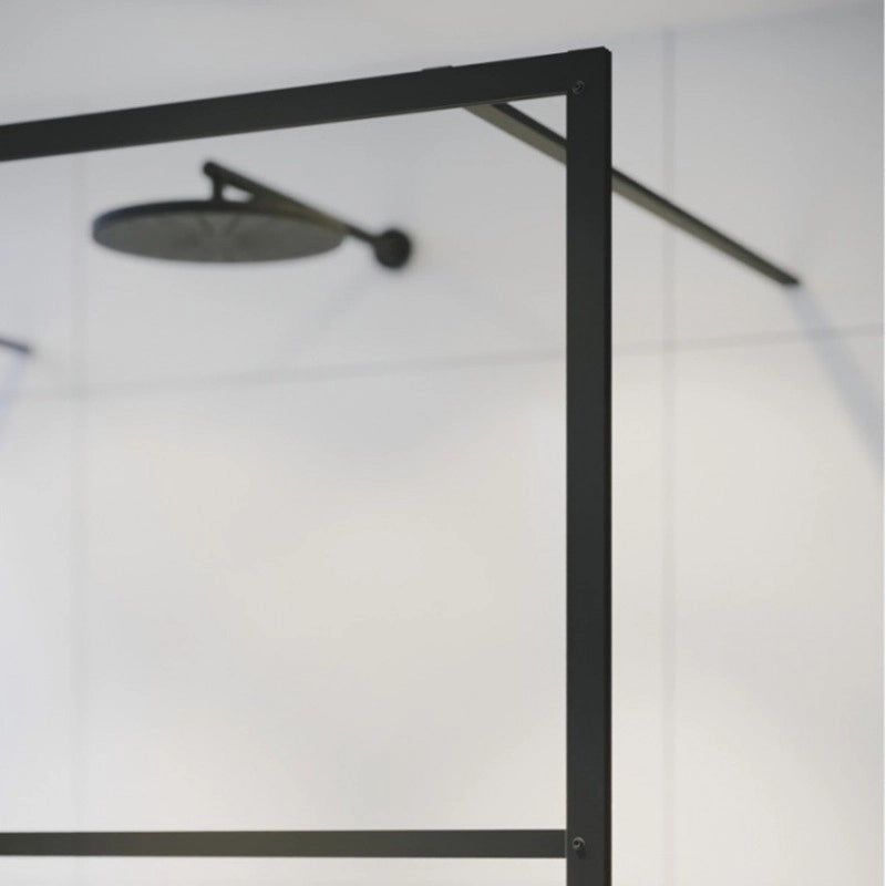 Parete doccia walk-in con aletta fissa GRID 402 RIHO 90x200 cm